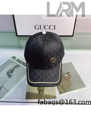 Gucci Multicolor Canvas Baseball Hat Black 2022 09