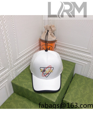 Prada Baseball Hat White 2022 0310133