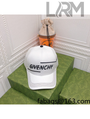 Givenchy Baseball Hat White 2022 0310138