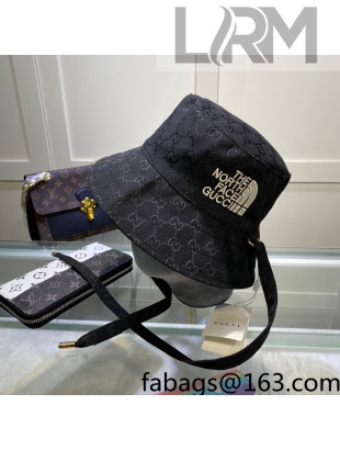 The North Face x Gucci Reversible Bucket Hat Black 2022