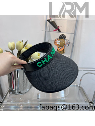 Chanel Visor Hat Black/Green 2022 0401113