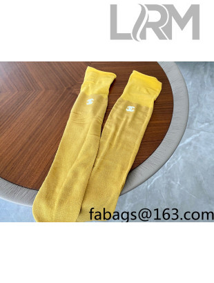 Chanel Socks Yellow 2022 040181