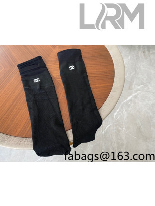 Chanel Socks Black 2022 040182