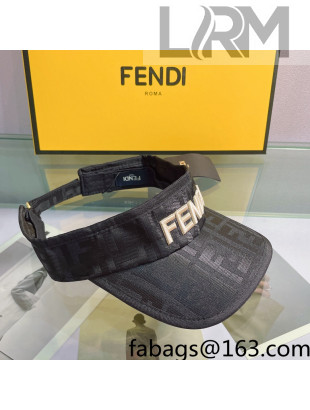 Fendi FF Visor Hat Black 2022 0401166