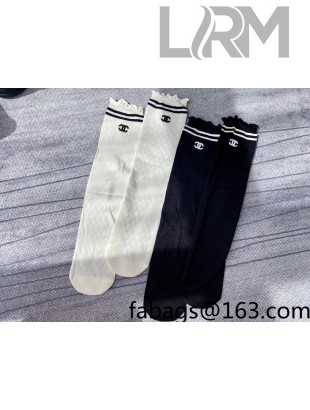 Chanel Socks White 2022 040183