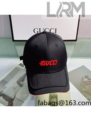 Gucci Canvas Baseball Hat Black 2022 040209
