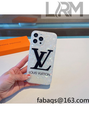 Louis Vuitton Diamond-Shaped iPhone Case White/Black 2022 0310130
