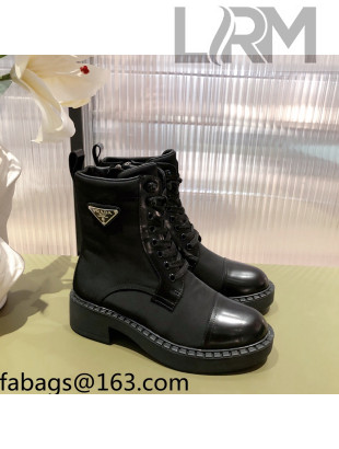 Prada Nylon Ankle Boots Black 2021 112388