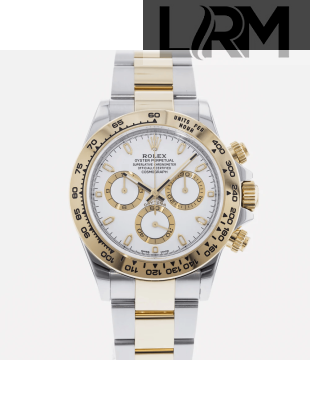 SUPER QUALITY – Rolex Daytona 116503 – Men: Dial Color – White, Bracelet - Yellow Gold Plated, Stainless Steel, Case Size – 40mm, Max. Wrist Size - 7.5 inches