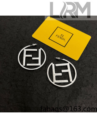 Fendi FF Earrings Silver 2022 040263