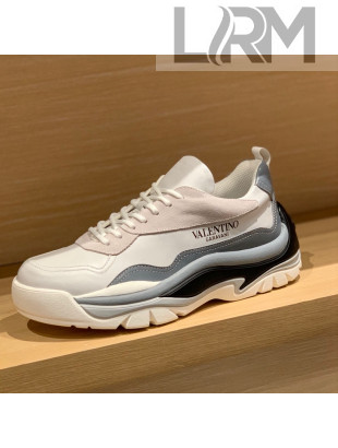 Valentino Gumboy Calfskin Sneakers White/Grey 2022 032646