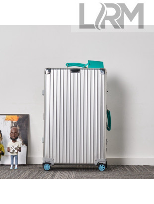 Rimowa Classic Fight Silver Luggage 20/26/30inches Sky Blue 2022
