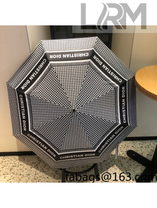 Dior Houndstooth Umbrella Black 2022 22