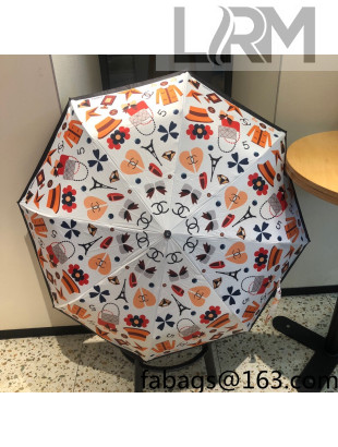 Chanel Umbrella White 2022 24