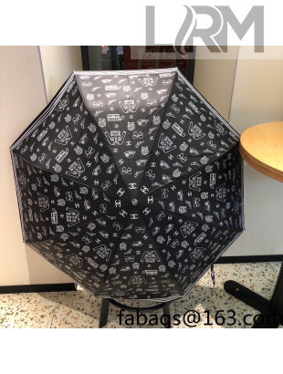 Chanel Umbrella Balck 2022 33