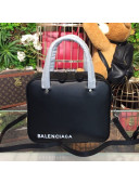 Balenciaga Leather Sqaure Top Handle Bag Black 2020