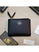 Gucci GG Marmont Leather Small Wallet 474747 Black 2020