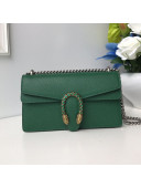 Gucci Dionysus Leather Small Shoulder Bag 499623 Green 2020