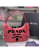 Prada Re-Edition 2000 Terry Hobo Mini bag 1BG130 1NE515 Petal Pink 2021