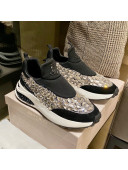 Jimmy Choo Lycra Crystal Sneakers Black 2021 11658
