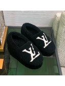 Louis Vuitton Shearling Loafers Black 2021 111785