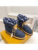 Louis Vuitton Pillow Comfort Down Ankle Boot Navy Blue 2021