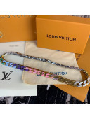 Louis Vuitton Chain Links Patches Necklace 2021 39