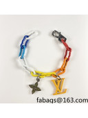 Louis Vuitton Chain Rainbow Charms Bracelet  2021 44