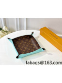 Louis Vuitton Monogram Canvas and Leather Tray 25cm Blue 2021 45
