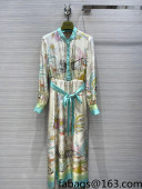 Gucci Tiger Print Silk Dress 2022 49