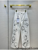 Chanel Denim Pants White 2022 68