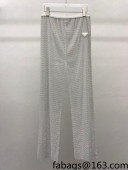 Prada Crystal Long Pants Grey 2022 77