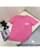 Valentino Cotton T-Shirt Pink 2022 41
