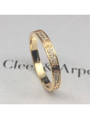 Cartier Yellow Gold Nologo Love Ring with Diamond-paved,Extra Small Model 04