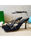 Bottega Veneta Stretch Tufted Insole Sandals 9cm Black 2021 42