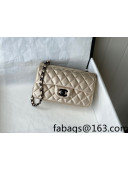 Chanel Metallic Lambskin Mini Flap Bag A69900 Gold/Black Hardware 2021