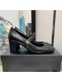 Chanel Lambskin Mary Janes Pumps 4.5/6.5cm Black 2021