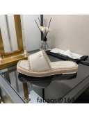 Chanel Lambskin Chain Slide Sandals G38489 White 2022 