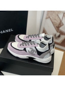 Chanel Knit & Suede Sneakers G38750 Purple 2022