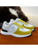 Chanel Fabric & Suede Sneakers G38299 Yellow 2022 032505