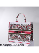 Dior Large Book Tote Bag in Multicolor Butterfly Embroidery 2022 84