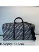 Dior Lingot 50 Duffle Bag in Beige and Black Dior Oblique Jacquard 2022 77