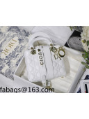 Dior Lady Dior MY ABCDior Small Bag in White Cannage Lambskin 2022 M8001 35
