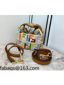 Fendi FF Canvas Mini Shoulder Bag Multicolor 2022 0165