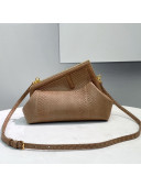 Fendi First Small Snakeskin Leather Bag Beige 2021 80018M