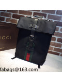 Gucci Canvas Large Backpack 337075 Black 2022