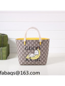 Gucci Children's GG Canvas Tote Bag with Banana Print 410812 Yellow 2022 18