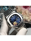 Paterk Philippe 5711-1A 40mm Self-winding Mechanical Movement Watch Blue 2020