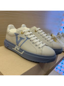 Louis Vuitton Time Out LV Initials Leather Sneakers 1A8MZB Blue/White 2020