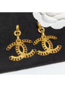 Chanel CC Gold Metal Earrings 05 2020